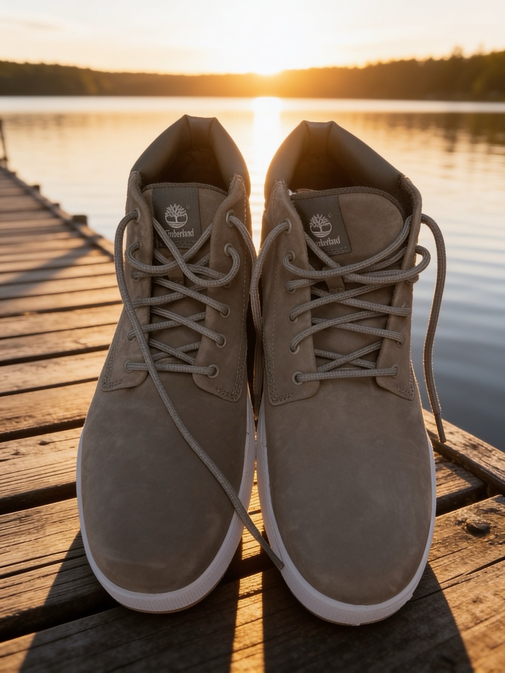 Timberland Men's Taupe Nubuck Chukka Boots